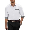 image:imageCOOFANDY Mens Dress Shirts Long Sleeve Untucked Button Down ShirtsWhite