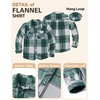 image:imageCOOFANDY Mens Flannel Shirts Plaid Jacket Casual Button Down ShirtGreen