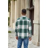 image:imageCOOFANDY Mens Flannel Shirts Plaid Jacket Casual Button Down ShirtGreen