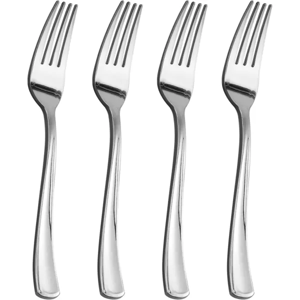 Goodluck 300 Pack Rose Gold Plastic Forks, Heavy Duty Rose Gold Forks Disposable, Rose Gold Plastic Cutlery Perfect for Weddings, Parties, Dinners