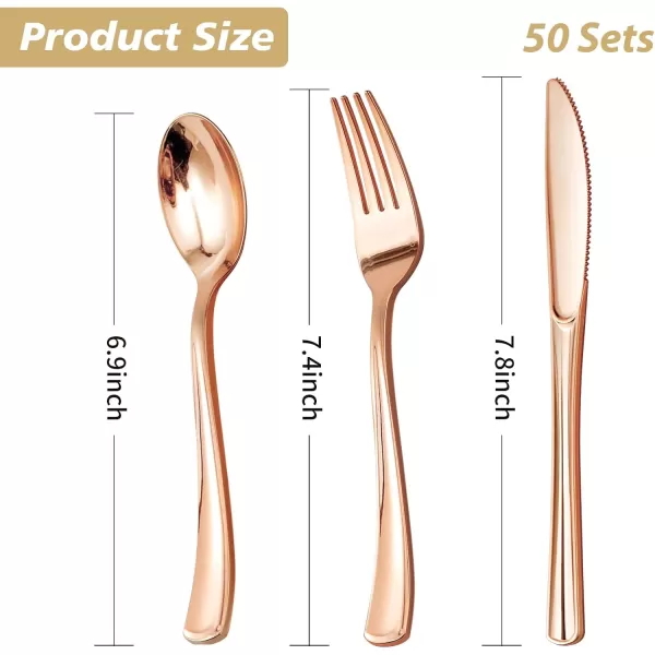 Goodluck 500 Silver Plastic Silverware, Silver Utensil Disposable, Plastic Cutlery Set of 200 Forks, 150 Spoons, 150 Knives for Wedding, Party