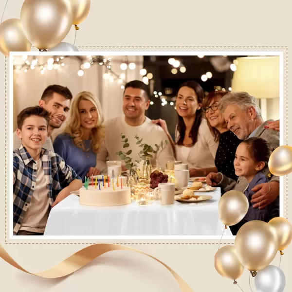 Goodluck 54 Inch X 100 Feet Plastic Table Cloths with Cutter Box, Disposable Table Cloths for Parties, Tablecloth Plastic for Party, Banquet, Wedding, Birthday, Anniversary Decorations, Blue