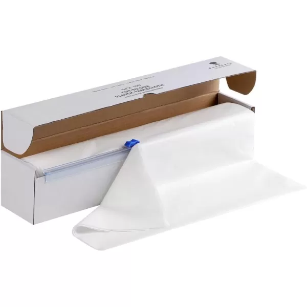 Goodluck 54 Inch X 100 Feet Plastic Table Cloths with Cutter Box, Disposable Table Cloths for Parties, Tablecloth Plastic for Party, Banquet, Wedding, Birthday, Anniversary Decorations, Blue