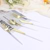 image:imageGoodluck 150 Pcs Pink Gold Plastic Silverware Heavy Duty Disposable Cutlery Set for 30 Guests Includes 50 Forks 50 Knives 50 Spoons Plastic Utensils Perfect for Wedding Birthday Party GraduationWhite