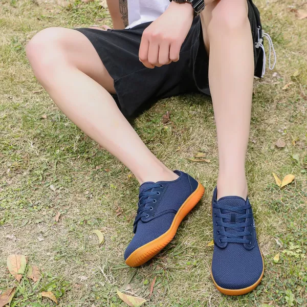 Men's Wide Slip on Barefoot Walking Shoes | Zero Drop Sole | Minimalist Footwear | Wide Toe Box