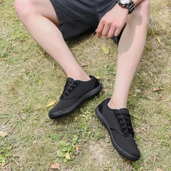 Men's Wide Slip on Barefoot Walking Shoes | Zero Drop Sole | Minimalist Footwear | Wide Toe Box