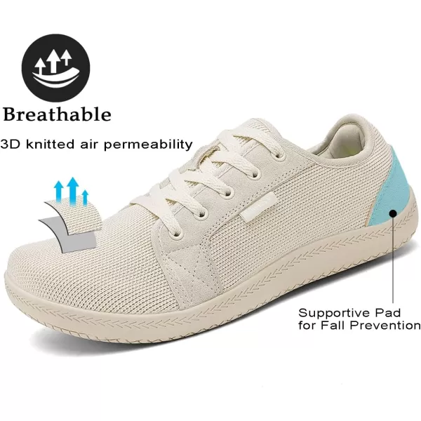 Women Barefoot Shoes Wide Toe Minimalist Walking Shoes Slip on Zero Drop Sole Cross-Trainer Sneakers Lightweight Workout