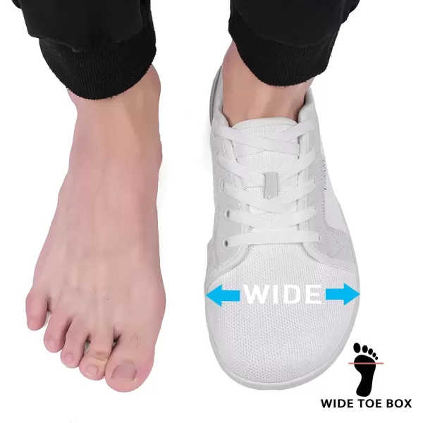 Women Barefoot Shoes Wide Toe Minimalist Walking Shoes Slip on Zero Drop Sole Cross-Trainer Sneakers Lightweight Workout