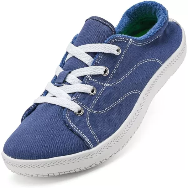 Women's Barefoot Shoes Wide Canvas Minimalist Workout Walking Shoes,Zero Drop Sole Extra Wide Toe Non-Slip Breathable Sneaker
