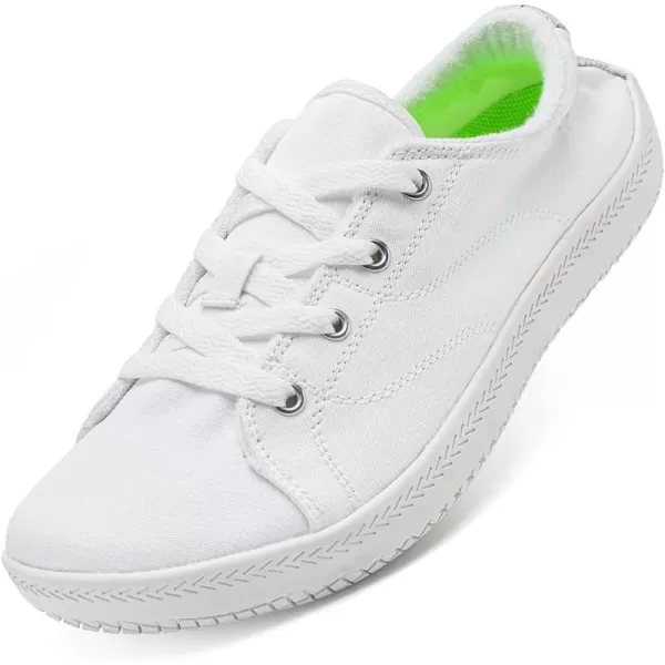 Women's Barefoot Shoes Wide Canvas Minimalist Workout Walking Shoes,Zero Drop Sole Extra Wide Toe Non-Slip Breathable Sneaker