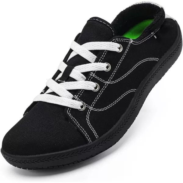 Women's Barefoot Shoes Wide Canvas Minimalist Workout Walking Shoes,Zero Drop Sole Extra Wide Toe Non-Slip Breathable Sneaker