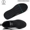 imageMens Slip On Walking Shoes Fashion Running Sneakers  Lightweight Breathable Mesh Gym Tennis Comfortable Athletic 11BlackWhite