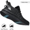 imageMens Slip On Walking Shoes Fashion Running Sneakers  Lightweight Breathable Mesh Gym Tennis Comfortable Athletic 11BlackWhite