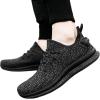 imageMens Slip On Walking Shoes Lightweight Breathable Non Slip Running Comfortable Gym Tennis Athletic Fashion Sneakers MenBlack