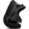 imageMens Slip On Walking Shoes Lightweight Breathable Non Slip Running Comfortable Gym Tennis Athletic Fashion Sneakers MenBlack Grey