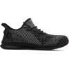 imageMens Slip On Walking Shoes Lightweight Breathable Non Slip Running Comfortable Gym Tennis Athletic Fashion Sneakers MenBlack Grey