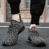 imageMens Slip On Walking Shoes Lightweight Breathable Non Slip Running Comfortable Gym Tennis Athletic Fashion Sneakers MenBlack White