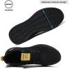 imageMens Slip On Walking Shoes Lightweight Breathable Non Slip Running Comfortable Gym Tennis Athletic Fashion Sneakers MenBlackYellow