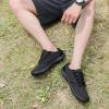 imageMens Wide Slip on Barefoot Walking Shoes  Zero Drop Sole  Minimalist Footwear  Wide Toe BoxBblack