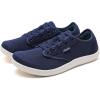 imageMens Wide Slip on Barefoot Walking Shoes  Zero Drop Sole  Minimalist Footwear  Wide Toe BoxBblueWhite