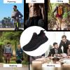 imageMens Slip On Walking Shoes Lightweight Breathable Non Slip Running Comfortable Gym Tennis Athletic Fashion Sneakers Men 12BlackRed