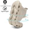 imageMens Fashion Walking Shoes Lightweight Breathable Sneakers  Mesh Knit Sock Sneakers for Gym Casual Running Workout SlipOn Sport ShoesBeige