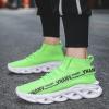 imageMens Fashion Walking Shoes Lightweight Breathable Sneakers  Mesh Knit Sock Sneakers for Gym Casual Running Workout SlipOn Sport ShoesGreen