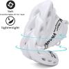imageMens Fashion Walking Shoes Lightweight Breathable Sneakers  Mesh Knit Sock Sneakers for Gym Casual Running Workout SlipOn Sport ShoesWhite