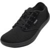 imageMens Wide Slip on Barefoot Walking Shoes  Zero Drop Sole  Minimalist Footwear  Wide Toe Box BBlueWhite165Bblack