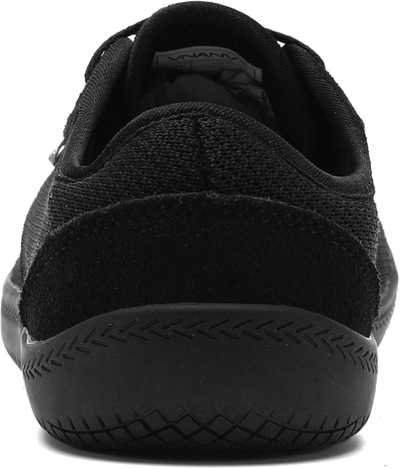 imageMens Wide Barefoot Walking Shoes Slip on Barefoot Walking Shoes  Zero Drop Sole  Minimalist Footwear  Wide Toe BoxBblack