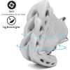image:imageVNANV Mens Fashion Walking Shoes Lightweight Breathable Sneakers  Mesh Knit Sock Sneakers for Gym Casual Running Workout SlipOn Sport ShoesGrey