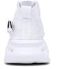 image:imageVNANV Mens Fashion Walking Shoes Lightweight Breathable Sneakers  Mesh Knit Sock Sneakers for Gym Casual Running Workout SlipOn Sport ShoesWhite