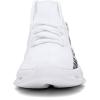 image:imageVNANV Mens Fashion Walking Shoes Lightweight Breathable Sneakers  Mesh Knit Sock Sneakers for Gym Casual Running Workout SlipOn Sport ShoesWhite