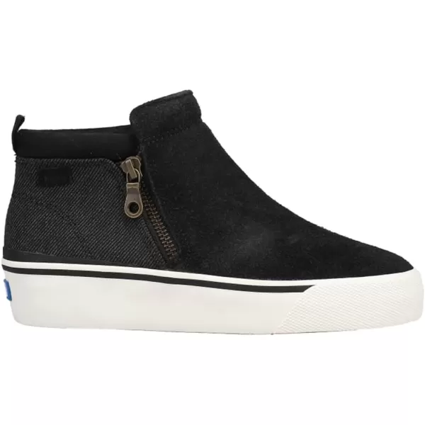 Keds Women's Cooper Zip Bootie Suede/Canvas Rain Boot
