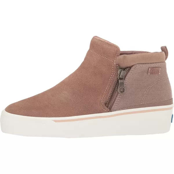 Keds Women's Cooper Zip Bootie Suede/Canvas Rain Boot