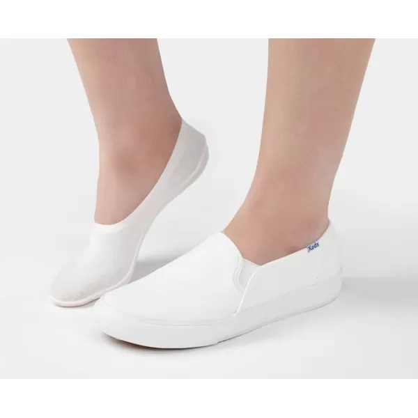Keds Womens Invisible No Show Sock Liners With Non Slip Silicone Grip