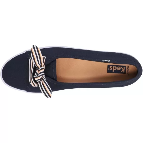 Keds Womens Seaside Canvas Slip On Sneakers Shoes Casual - Black