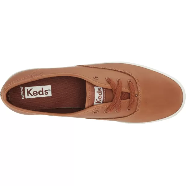 Keds women's Champion Leather Lace Up Sneaker