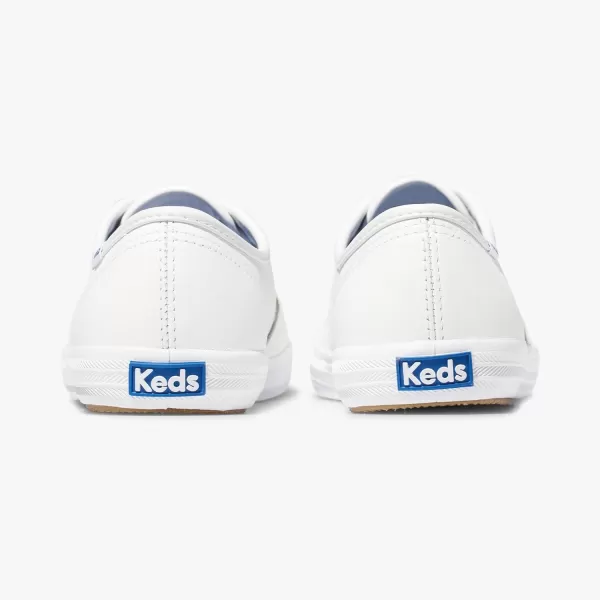 Keds women's Champion Leather Lace Up Sneaker
