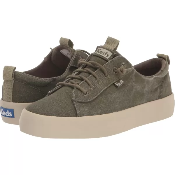 Keds women's Kickback Canvas Slip on Sneaker