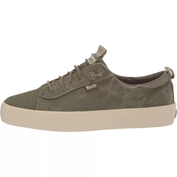 Keds women's Kickback Canvas Slip on Sneaker