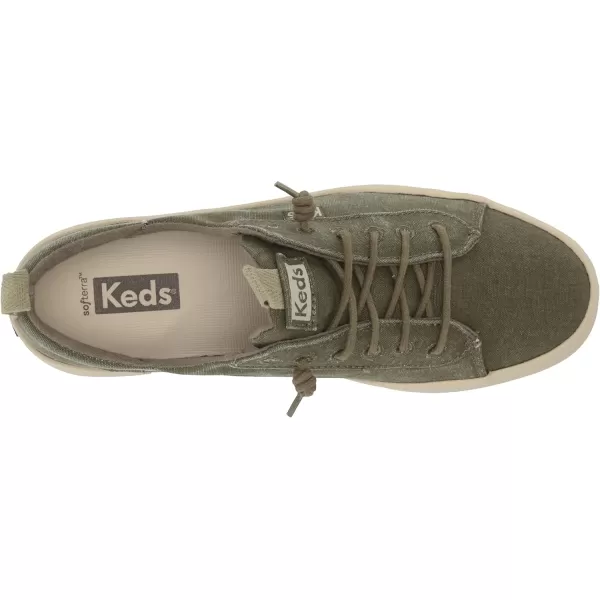 Keds women's Kickback Canvas Slip on Sneaker