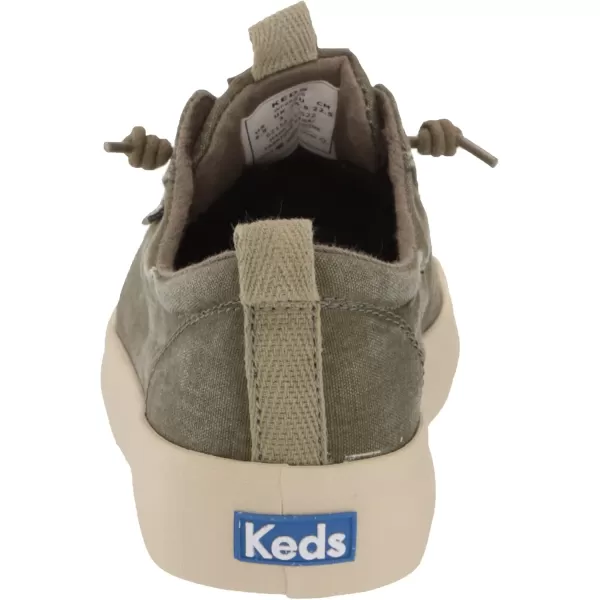 Keds women's Kickback Canvas Slip on Sneaker