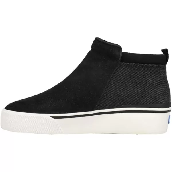 Keds Women's Cooper Zip Bootie Suede/Canvas Rain Boot