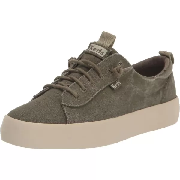 Keds women's Kickback Canvas Slip on Sneaker