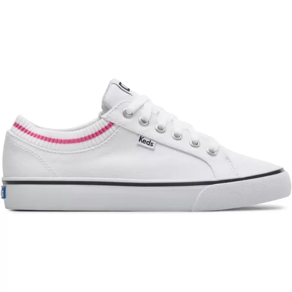 Keds Women's Jump Kick Rib Knit Lace Up Sneaker