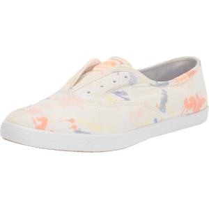 imageKeds Womens Chillax Slip On SneakerWhitePeach Splatter