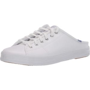 imageKeds Womens Kickstart Mule Slip on SneakerWhite Leather