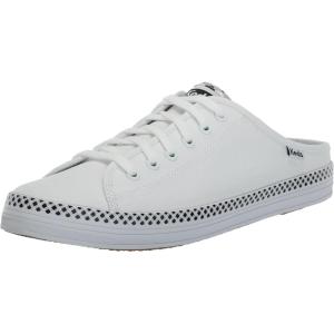 imageKeds Womens Kickstart Mule Slip on SneakerWhiteBlack Gingham