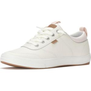 imageKeds Womens Center Iii Slip on Fashion SneakerWhiteBlush Leather